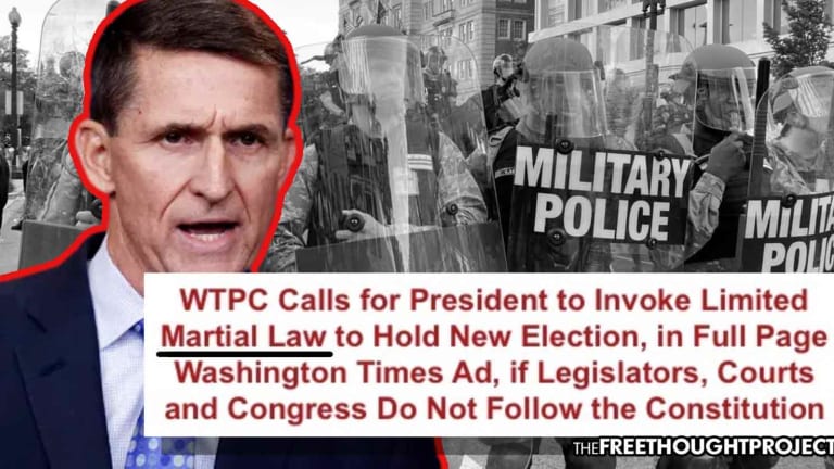 After Pardon, Gen. Michael Flynn Demands Trump Declare Martial Law, Suspend the Constitution