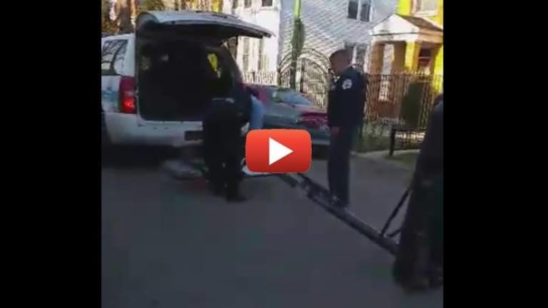 Who's Being Protected Here? Cops Destroy Kid's Basketball Goal, Drag it Off to Junkyard
