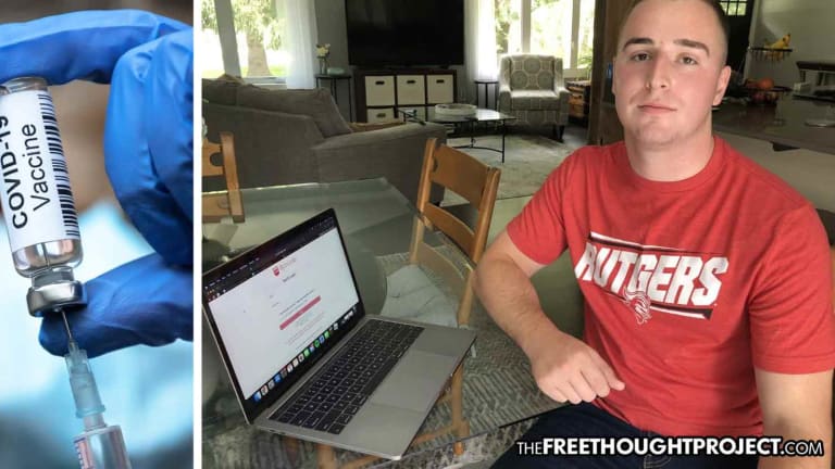 College Student Barred from Taking ONLINE Classes from HOME Because He's Not Vaccinated
