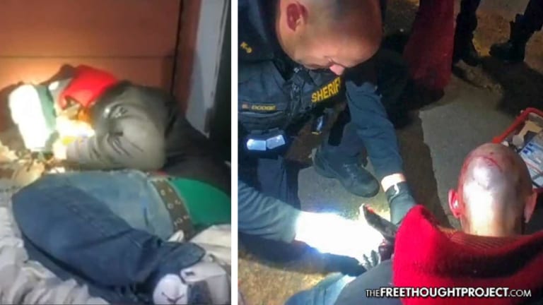 WATCH: Cops Beat Innocent Homeless Man to a Pulp Because He Was Sleeping