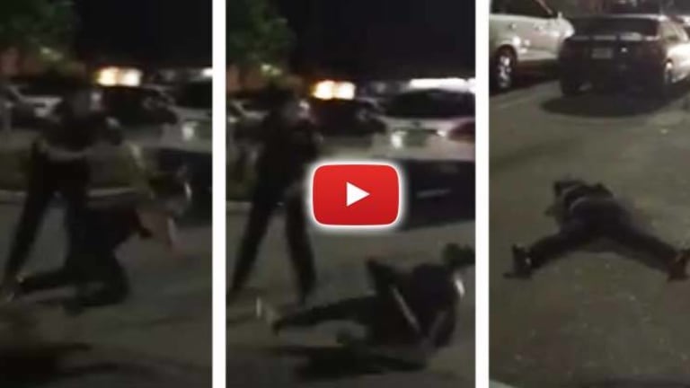 VIDEO: Cop Sneaks Up Behind Woman and Knocks Her Unconscious -- Says She's Faking It