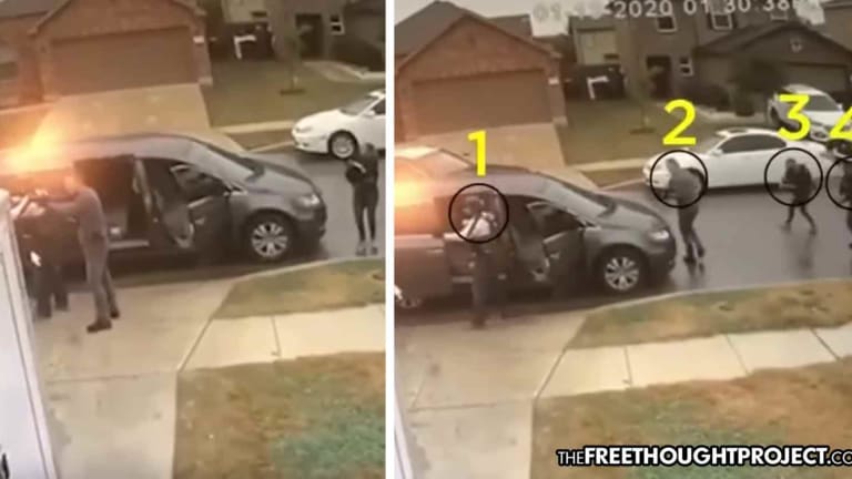 Video Shows Everything Cops Told the Public About Killing Man in His Driveway Was FALSE