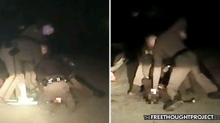 Horrifying Video Shows Cops Handcuff Tiny 16yo Boy And Then Try to Beat Him to Death