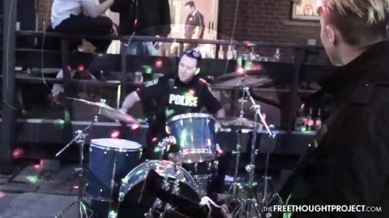 WATCH: Cop Responds to Music Noise Complaint by Shredding on the Drums