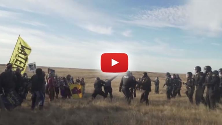 Watch: Police Viciously Attack, Arrest Peaceful Protesters at DAPL Including Children and the Elderly