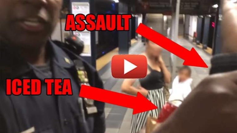 After He's Assaulted for Drinking Iced Tea, This Man Let's an NYPD Cop Have a Piece of His Mind