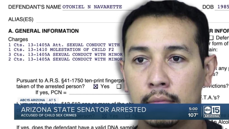 AZ Senator Jailed on Multiple Counts of Child Sex Abuse