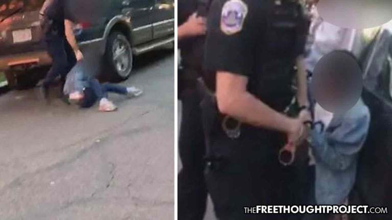WATCH: 9yo Boy Knocked to The Ground, Handcuffed by Cops for Leaning on a Car
