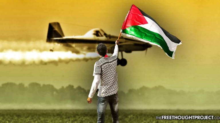 Israel Caught Illegally Spraying Toxic Herbicides On Palestinian Farms, Destroying Their Food