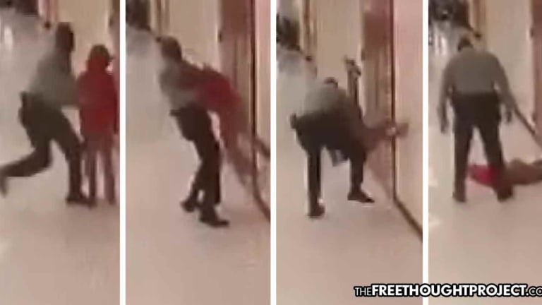WATCH: School Cop Savagely Beats a Tiny Little Boy, Then Drags His Body Away