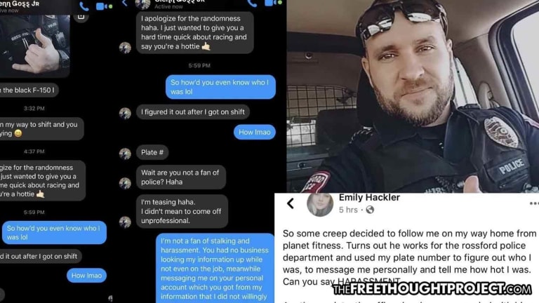 Creepy Cop Uses Police System to Run Woman's Plates to Find Her on Facebook and Stalk Her