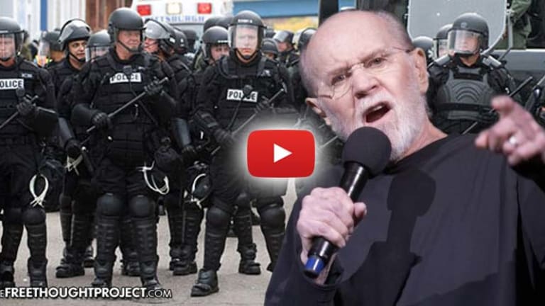 In a Never Before Heard Comedy Skit, George Carlin Hammers Cops & the Police State