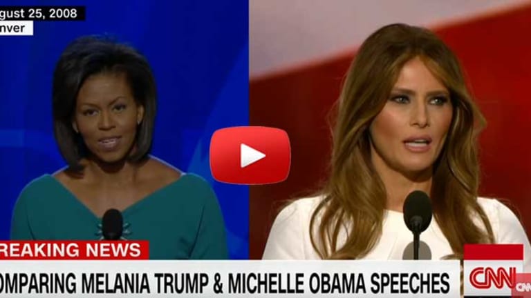 Caught in the 'Act' -- Melania Trump Gives Same Speech Michelle Obama Gave in 2008
