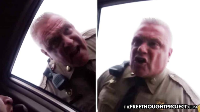 WATCH: Unstable Trooper Loses His Mind When He's Called Out for Bad Driving