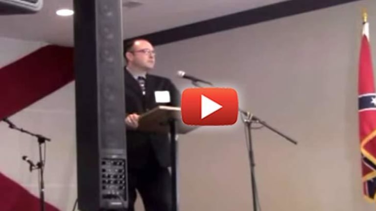 Shock Video: Police Lieutenant Addresses White Supremacy Group of Which He's a Member
