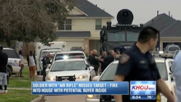 SWAT Team Storms Soldier's House for Shooting a Pellet Gun in his Backyard