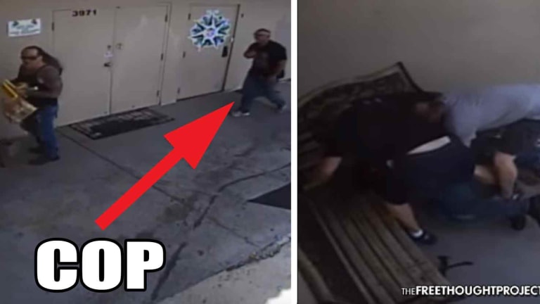 Video Catches Plainclothes Cops Sneak Up On Man, Try to Kill Him for No Reason