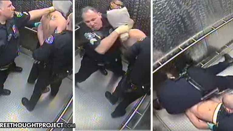 WATCH: Cop Attacks Handcuffed, Blindfolded Man for No Reason, Injuring Him—Not Guilty
