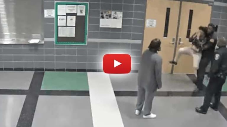VIDEO: School Cop Maces and Beats 15-year-old Girl Over Expired Elevator Pass