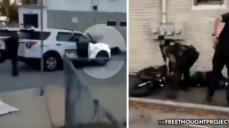 WATCH: Cop Mows Down Man on Scooter, Sends Him Flying—Now He is Fighting for His Life