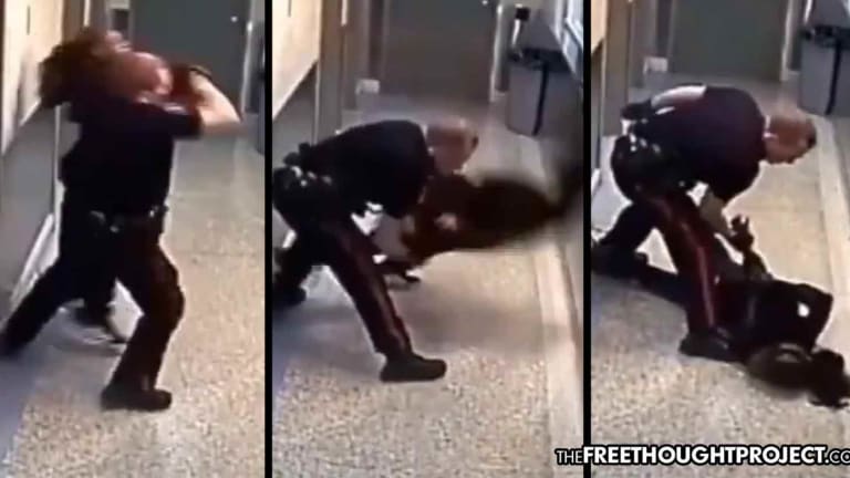 WATCH: Cop Smashes Handcuffed Woman's Face into Concrete Floor Over Curfew Violation