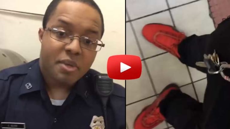 VIDEO: Man Stopped by Police and Issued a Warning for Wearing Red Shoes