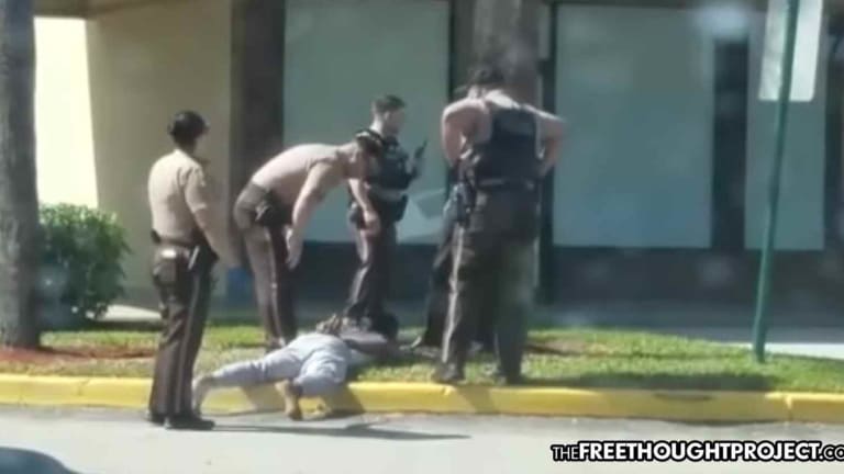 Cop Arrested Because He Didn't Know He Was on Film When He Kicked a Handcuff Kid in the Face