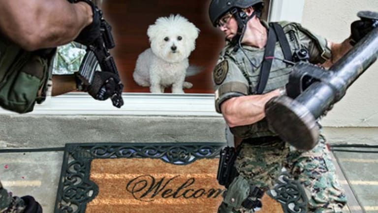 SWAT Destroys Innocent Woman's Home During 'Standoff With Her Dog'