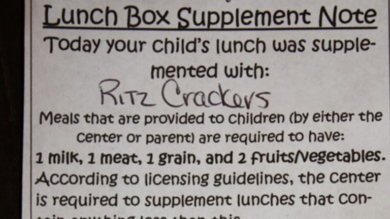 Parents Make Kids' Lunch, School Fines Them and Forces Them to Eat Ritz Crackers
