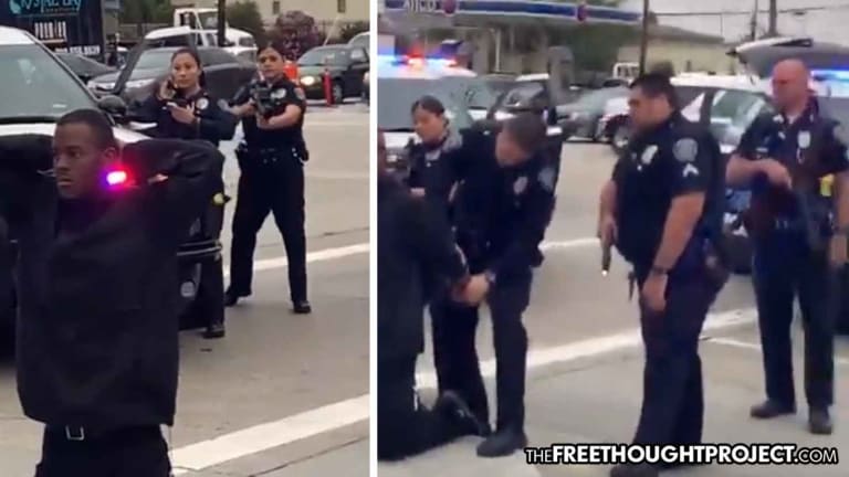 Woman Filming Saves Unarmed Man's Life as Cops Nearly Kill Him for 'Fitting the Description'
