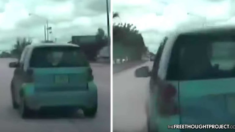 Watch: Cop, Who's Wrecked His Car 6 Times, Smashes into Smart Car at 104 MPH