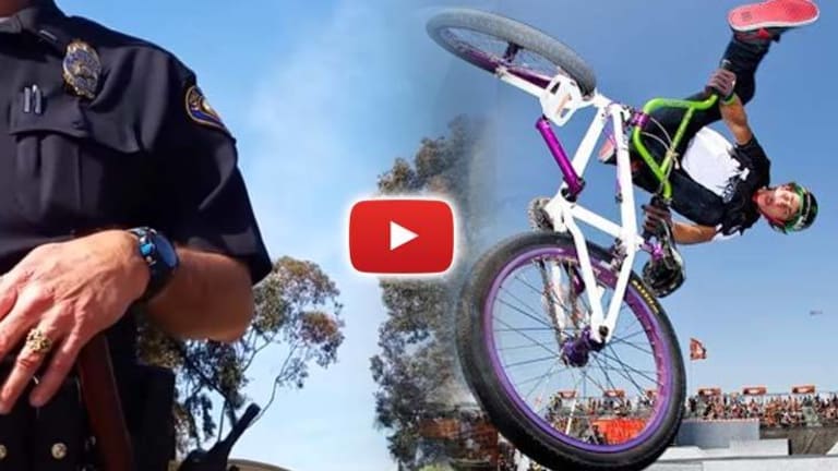 Long Beach Cop Gets Schooled by BMX Rider Who Knows Bicycle Laws Better than Him