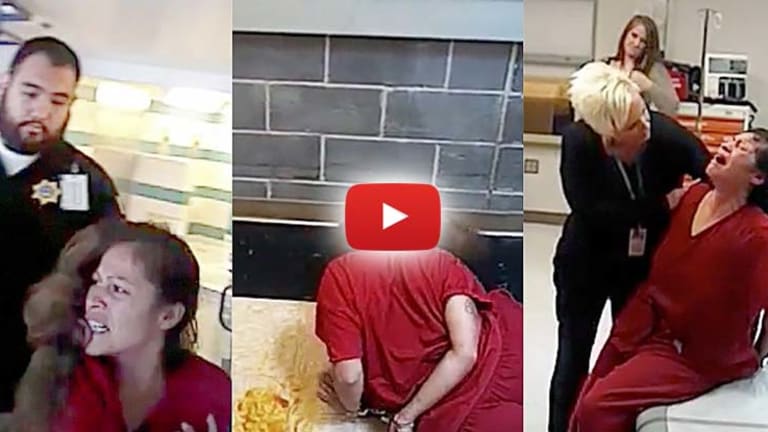 "Twist Her Wrist Until She Shuts Up!" -- Horrifying Video Shows Cops Torturing Small Woman in Jail