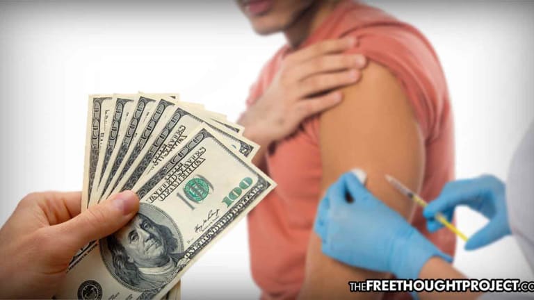 As Demand Tanks for COVID Vaccine, Gov't Turns to Bribing Citizens to Take the Jab