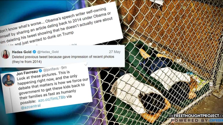 Viral Photo of Caged Migrant Kids Shows Americans Accept Evil As Long As It's Their Party's Evil