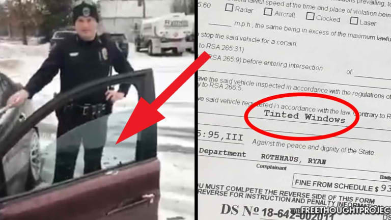 EXCLUSIVE: Cop Pulls Man Over, Tickets Him for Illegal Tint—But His Windows Have NO TINT
