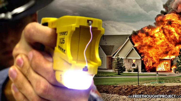 Cop Tasers Innocent Dad in the Back for Rescuing His Pets in House Fire—Taxpayers Held Liable