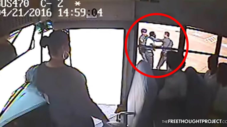 WATCH: Gay Teen Bullied on Bus, Cops Show Up, Body Slam HIM -- Face-First into Pavement