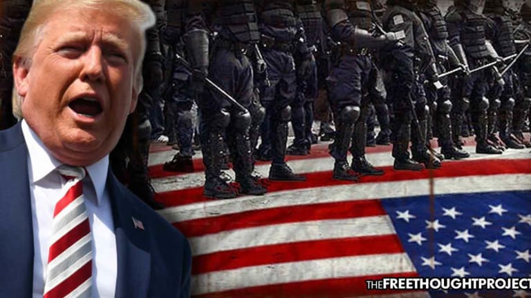 Trump Secretly Planned to Expand the Police State, Grant Unlimited Protections to Cops