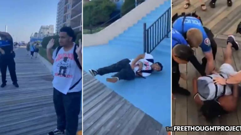 WATCH: Cops Taser, Beat the Hell Out of Teens Because They Were Vaping Outside