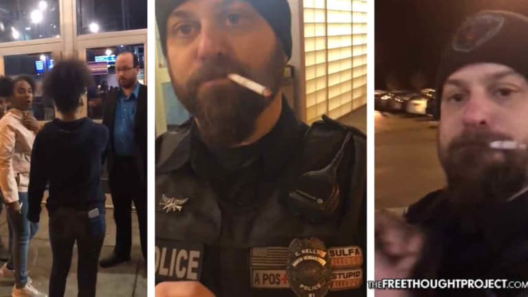 WATCH: Cigarette Smoking Cop Tackles, Arrests Woman as She Films Him Harassing Teens