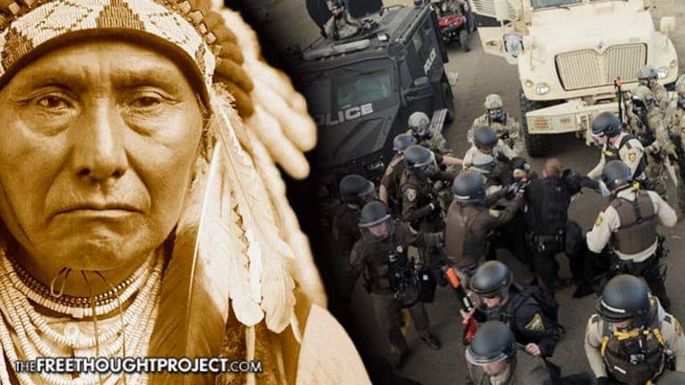 On Thanksgiving -- Native Americans are Being Beaten, Gassed, & Shot in North Dakota