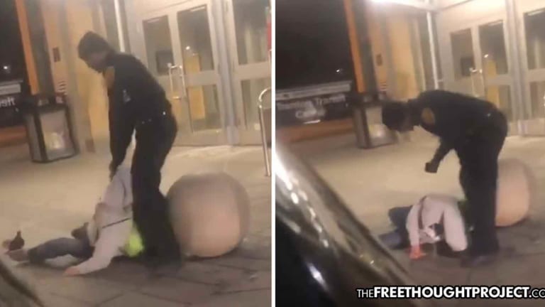 Shocking Video Shows Crazed Cop Punching and Beating Entirely Unresponsive Man