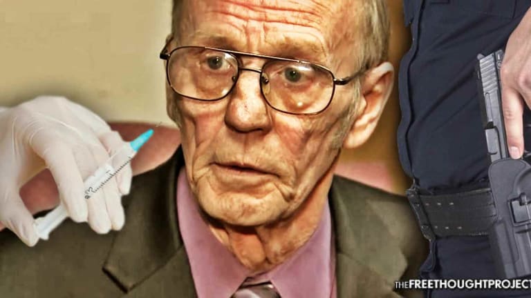 Govt Kidnaps Innocent Elderly Man, Forcibly Injects Him with Drugs—Gives Him $50 Gift Card for Steak
