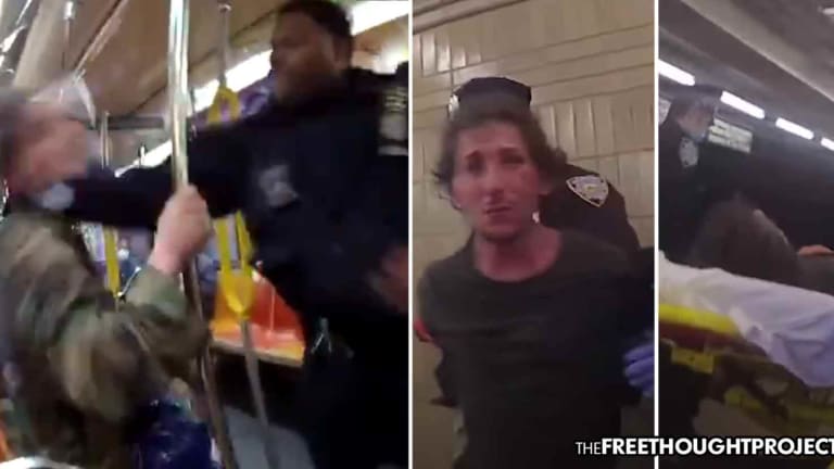 WATCH: Cops Beat Man for Taking Up 2 Seats on Empty Subway, Charge Him for Cop's Swollen Knuckles