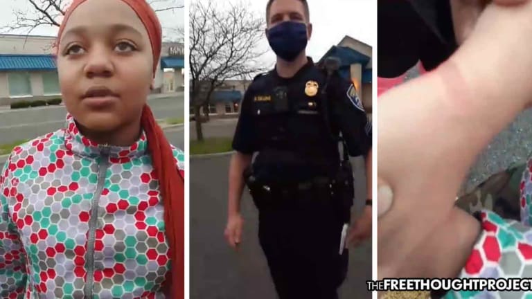 WATCH: Fearful Cops Handcuff a 10yo Girl During Traffic Stop, For Officer 'Safety'