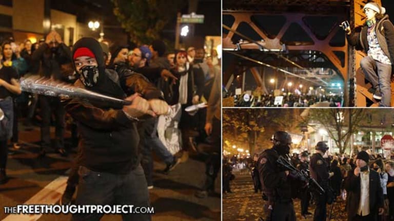 Militarized Police and Utter Chaos in Portland as Peaceful Protests Co-Opted by Violent Rioters