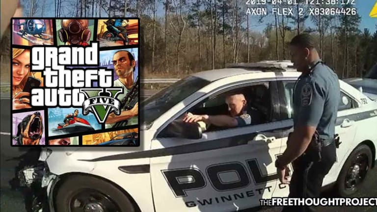Cop With 7 At-Fault Crashes, Playing Grand Theft Auto Before Smashing Into Woman, Nearly Killing Her