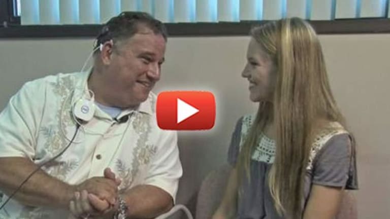 Watch: Father Receives Bionic Ears, Hears His Daughter's Voice for the First Time