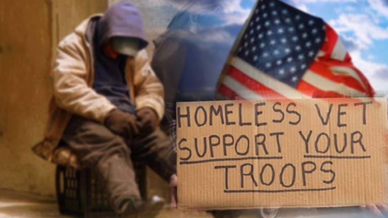 Support the Troops? You're Doing it Wrong- 50K Homeless, While a Vet an Hour Commits Suicide